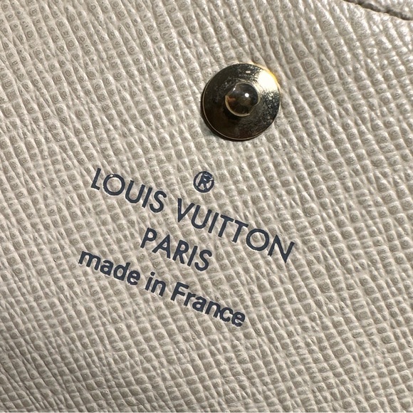 Louis Vuitton Ellise Trifold Azur Small wallet with duster - Picture 4 of 16